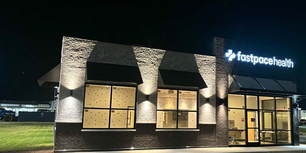 exterior of fastpace health building