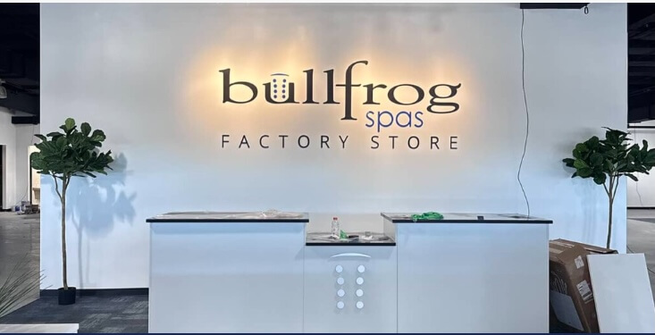 bullfrog spas factory store